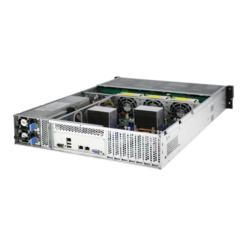 2U 12 HDD Bays Date Hot Swap Server 6Gb Mini SAS Chassis PC Nas Storage Server  Case ITX Motherboard