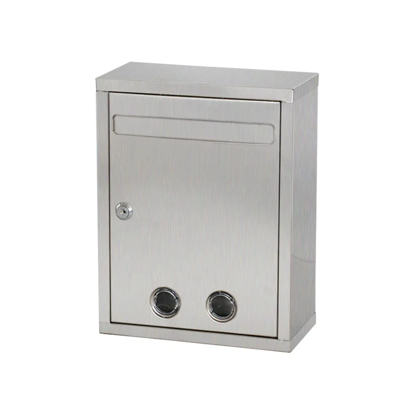 SMILE Suggestion BOX Modern Wall Mount Smart Postbox Steel Mailbox Cabinet WHITE Metal BOX Style Outdoor Aluminium Stainless