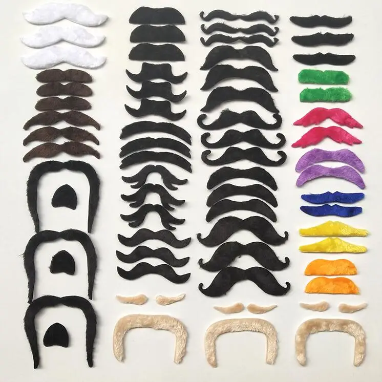 Cheap Pirate Halloween Party  Fake Beards Cosplay Costume  Party Sticker Moustache