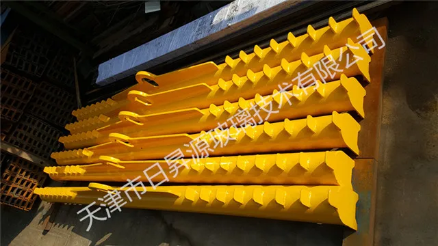 High quality strength new type seamless steel glass hanging lifting bar for glass loading unloading