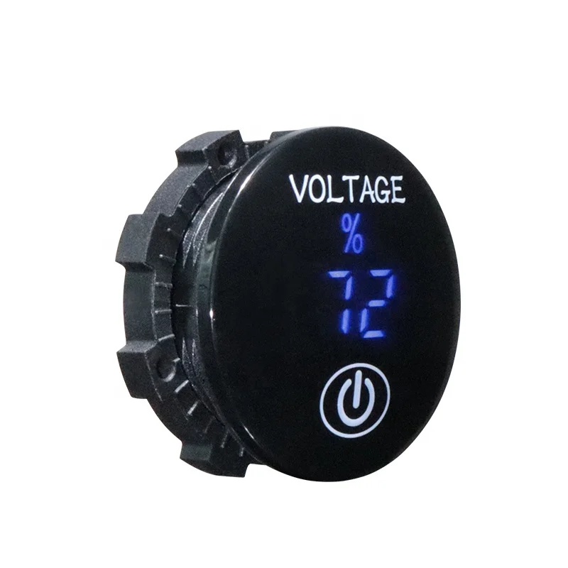 Hot selling factory price DC Auto Car Waterproof Meter LED Display Digital Voltmeter