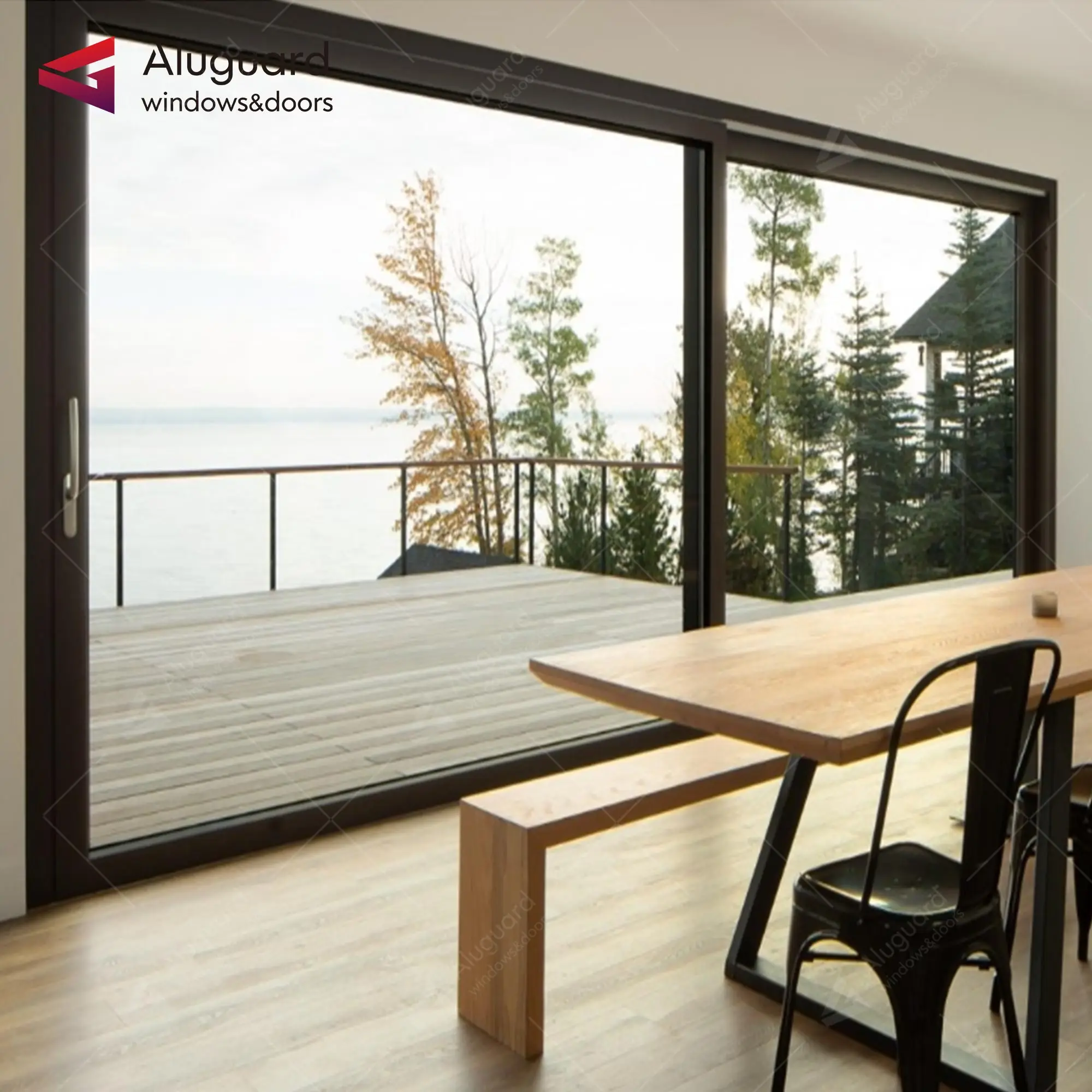 US standard sliding glass doors New lift and slide door with jam models and prices Customized design telescopic patio door