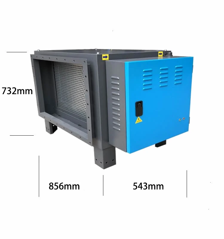 4000cfm Multi functional electrostatic precipitator spare parts  smoke eater esp filter