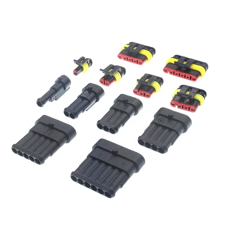 6090-1021 Delphi 5 Pin Female Connector Free Adapter Automotive Greenway 3 Pin Electric Male Female Connectors 898 Nylon 20000