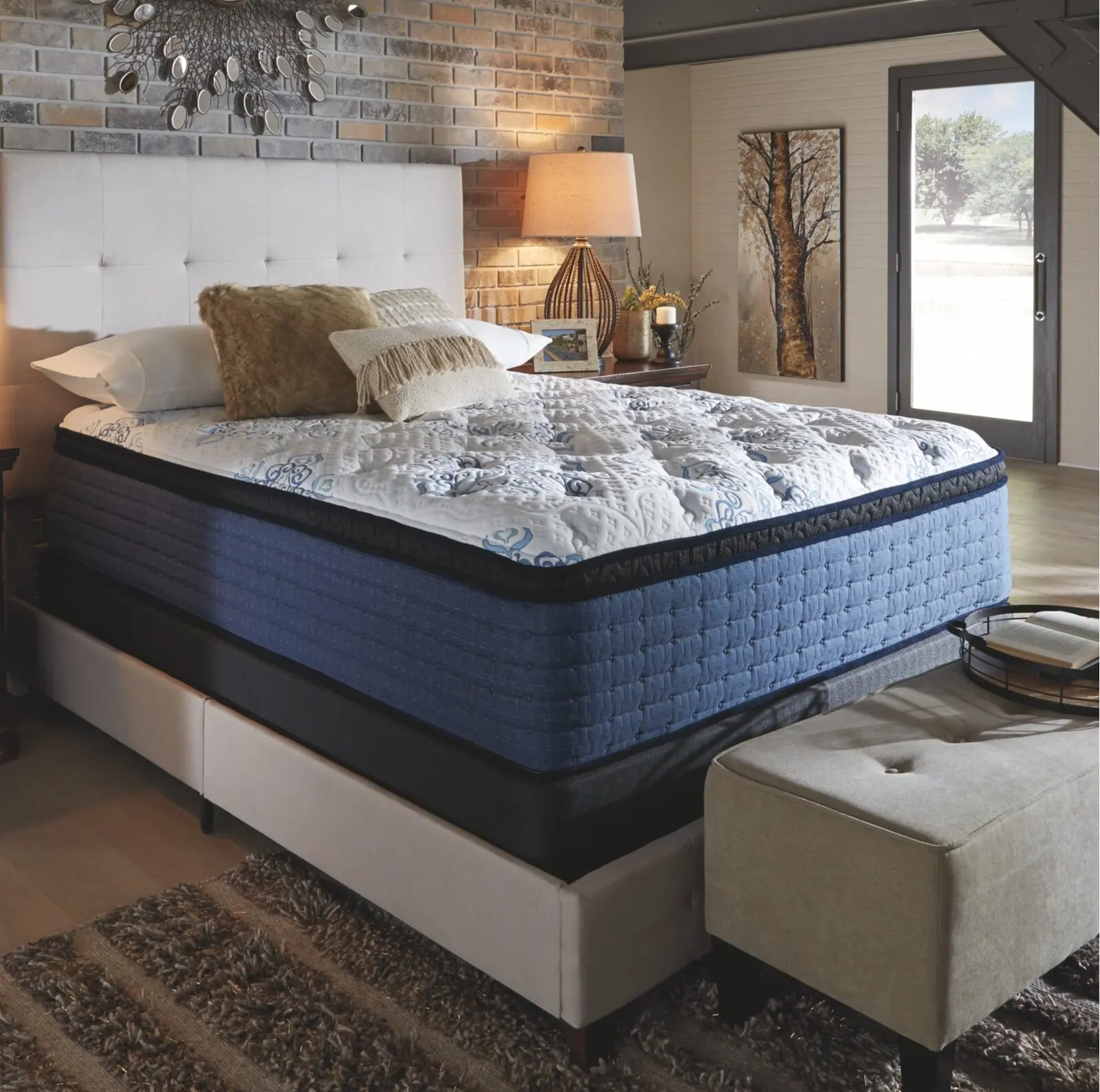 Luxury Queen King Matelas 12 Inch 7 Zone Pocket Coil Latex Spring Memory Foam Mattress With Box