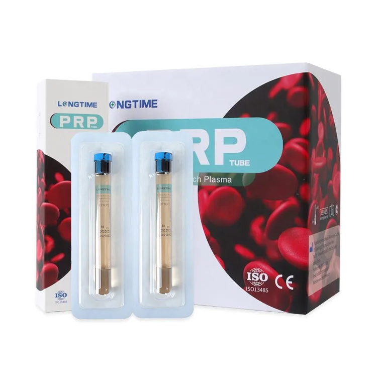 LONGTIME CGF PRP Tube Blood Separation Collection Test Tubes 10cc