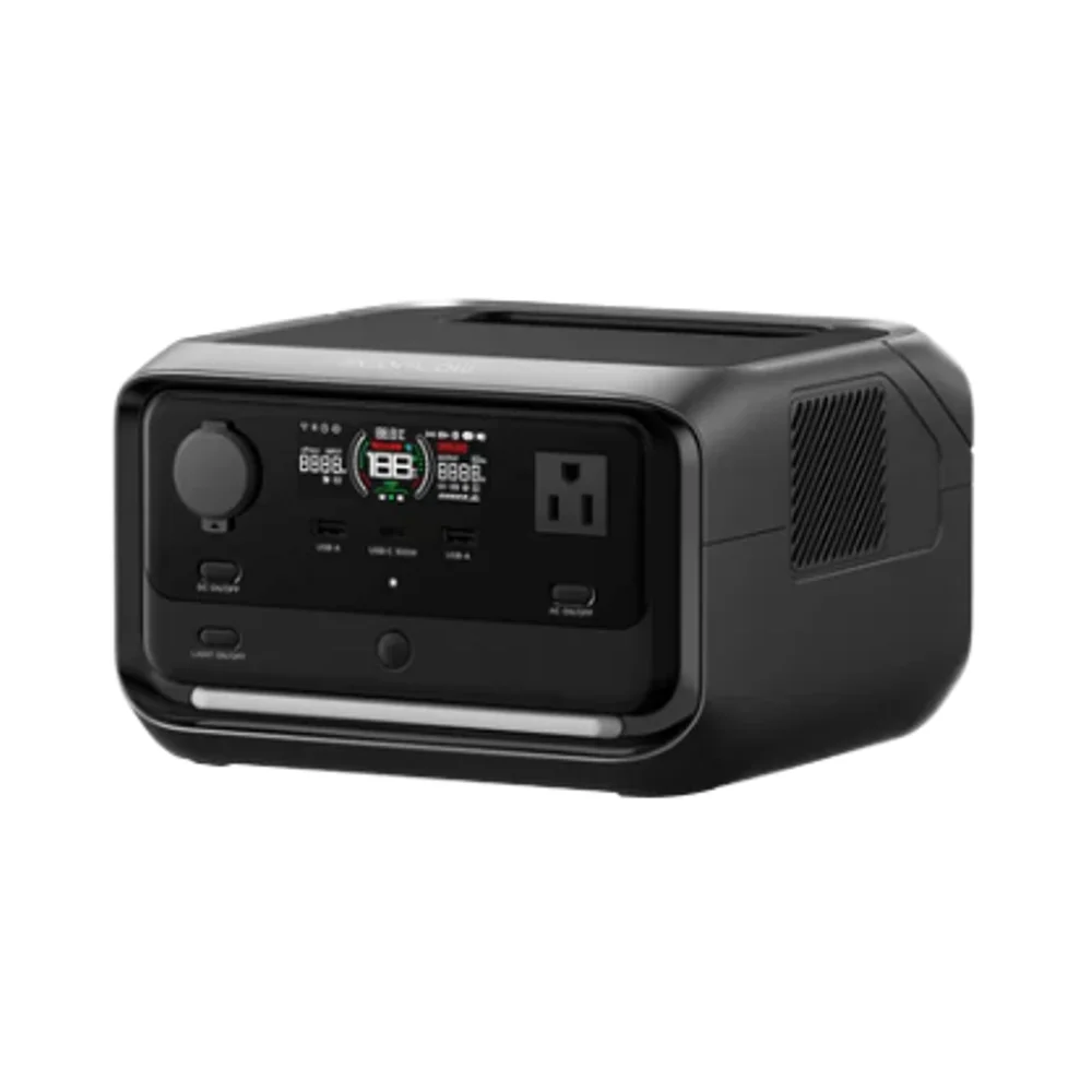 Ecoflow River 3 Plus 600 Вт солнечный генератор с быстрой зарядкой питьевая электростанция