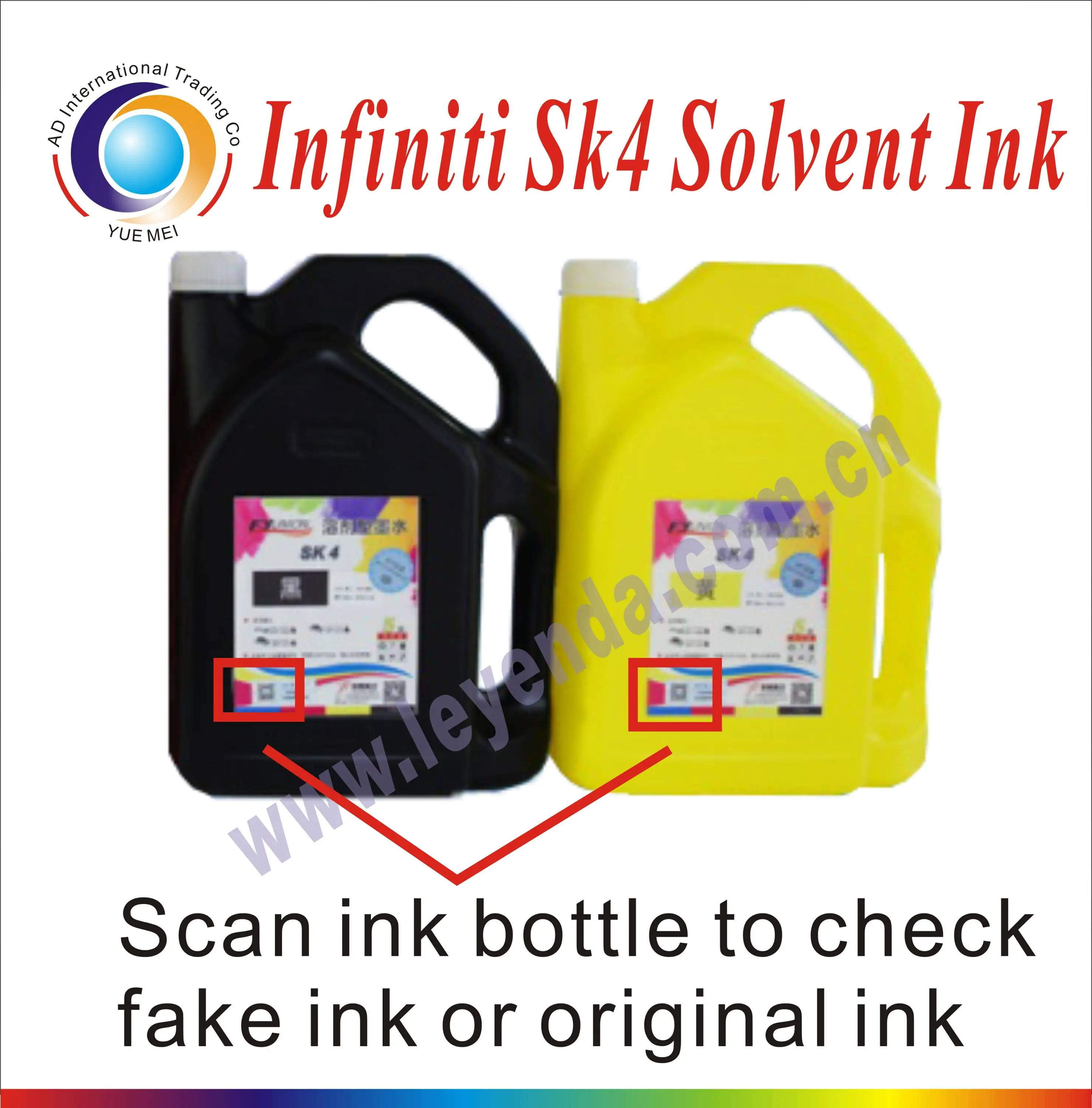 
original FYUNION SK4 solvent ink have code scanning for spt 510 printhead 