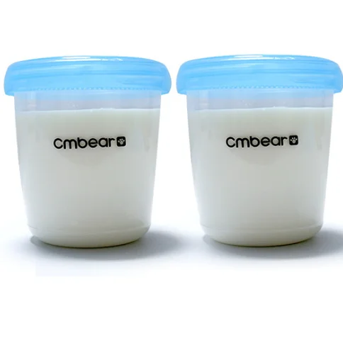 Cmbear Manufacturer Breast  milk storage cups food Storage container  2 pcs