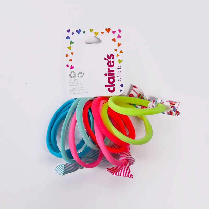 Cute Kids Hair Ties Rope Set Bow Children Girls Accessories Elastic Hair Rubber Bands for Women