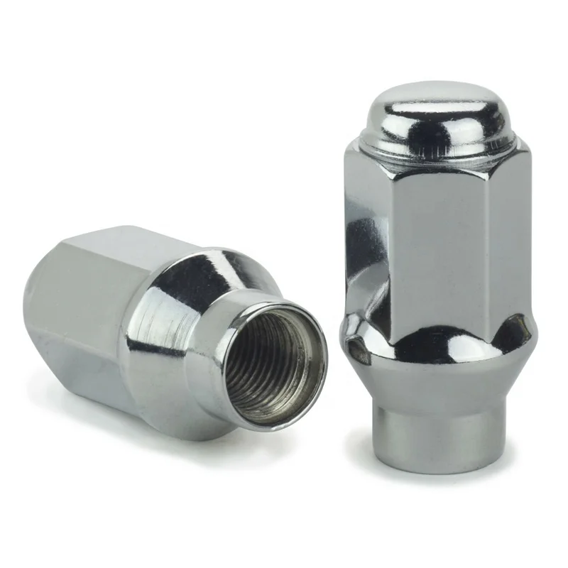 Custom  Machining Stainless Steel Titanium Auto Parts M12 M14 Car Wheel Lug Nuts