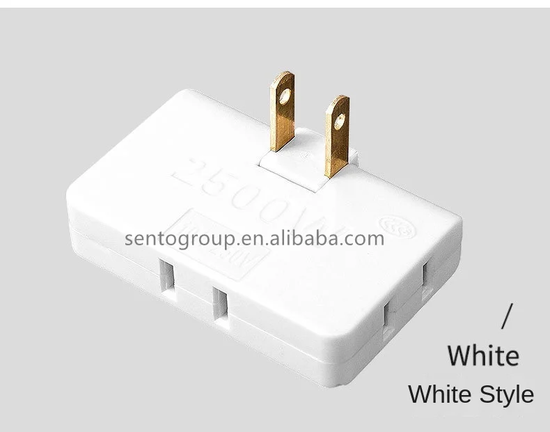 1 Piece Of Rotatable Socket Converter One In Three 180 Degree Extension Multi Plug Mini Slim Wireless Outlet Adapter