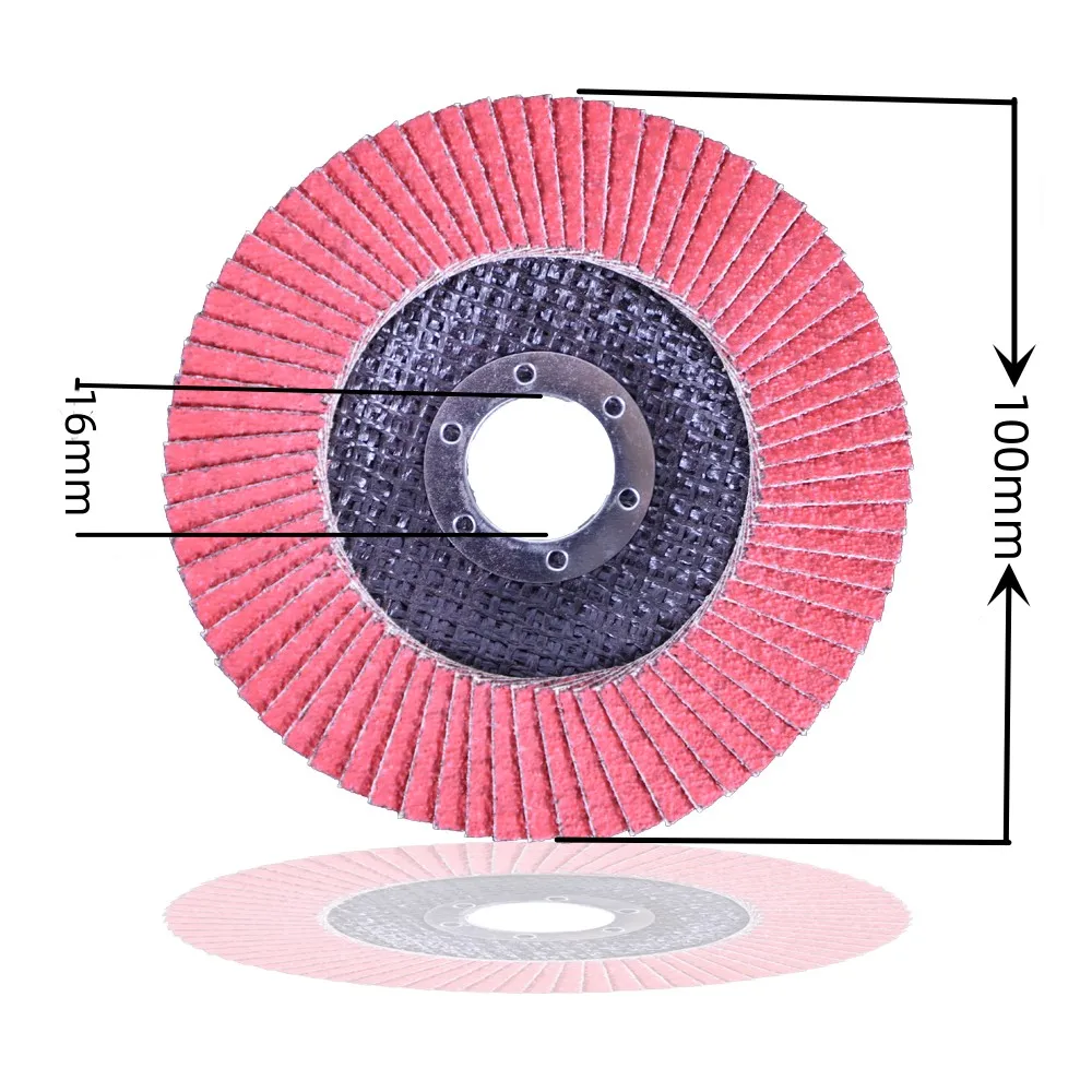 factory directly sale Ceramic flap disc Disco flap  for polishing VSM ceramic high quality