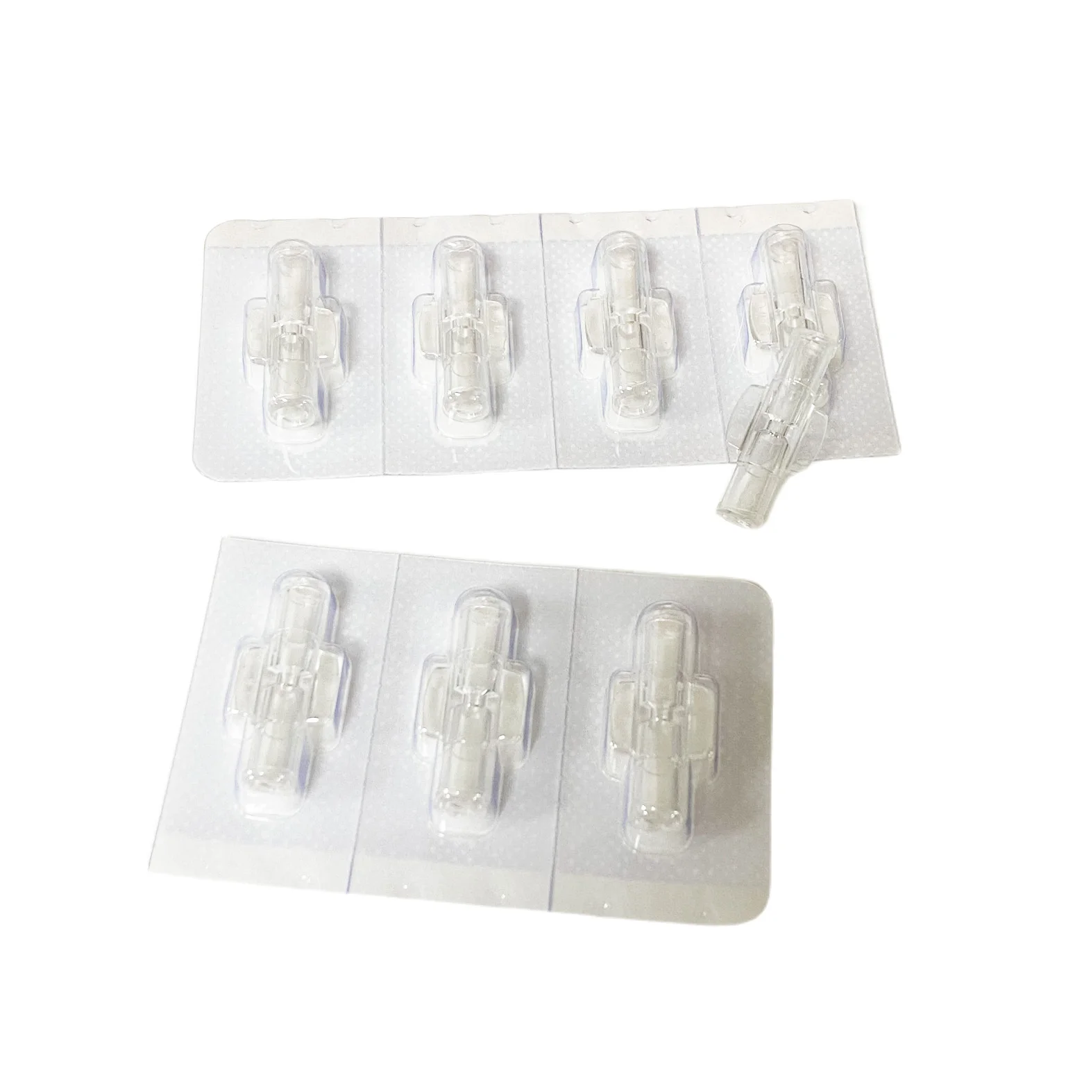 Unimaster Medical Syringe Luer Lock Connector Transparent Plastic Luer Lock Adapter