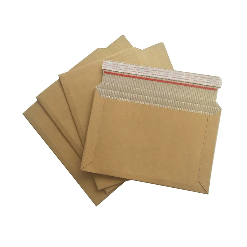 Wholesale Mailing Padded Envelopes Customized Packaging Paper Mailer Bags Eco Friendly Corrugated Paper Envelopes