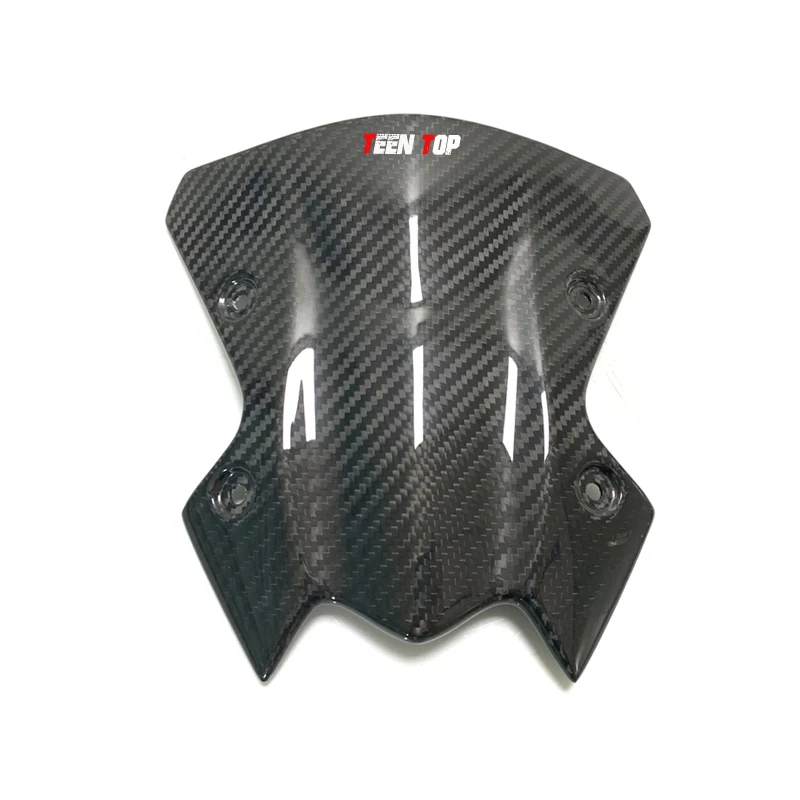 Teentop carbon fiber  Motorcycle parts carbon fiber windshield  windscreen Air Wind Deflector  for Kawasaki Z900