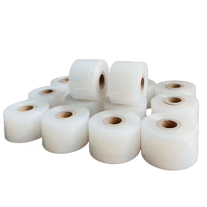 Wrapping Plastic Handle And Machine use LLDPE Pallet Polyethylene Film Pallet plats Export Hot Selling Stretch Film Indonesia