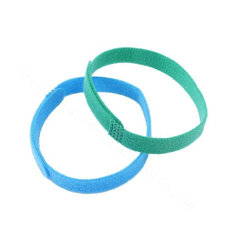 12 Multicolor Puppy Collars Adjustable Double Sided Hook Loop Reusable Comfortable Soft Fabric ID Bands for Dogs Pet Cat