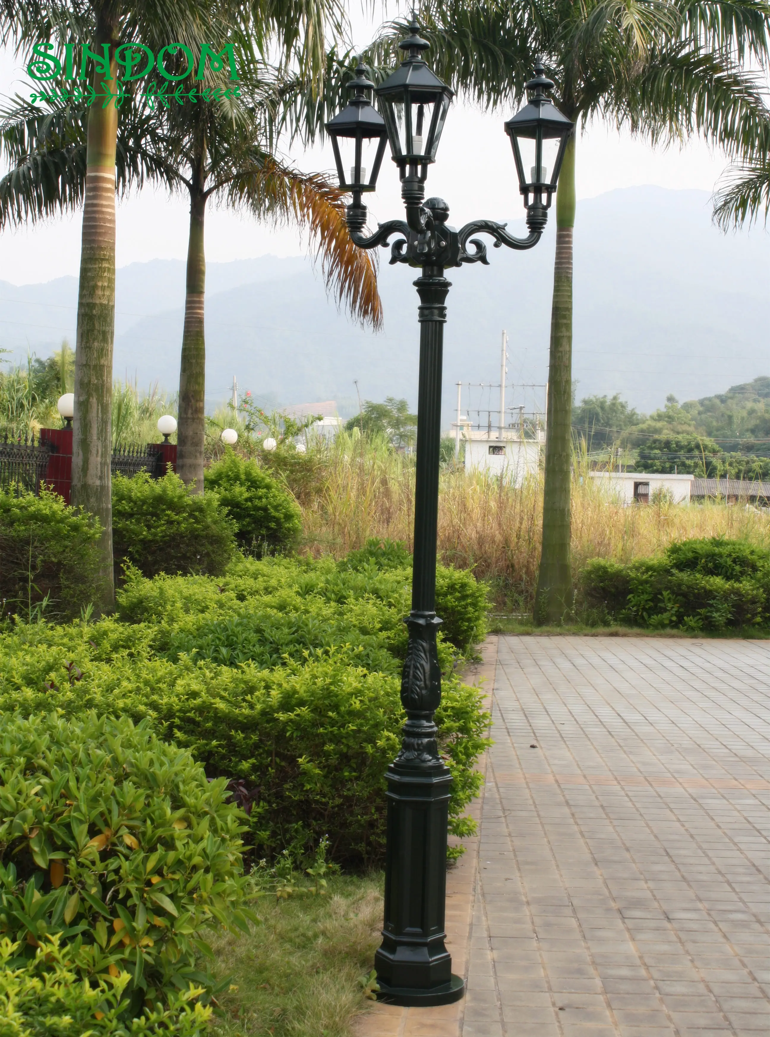 Sindom High Repurchase Rates Decorative Led Lamp Outdoor Lighting Pole Street