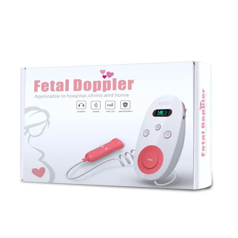 Water Proof Baby Portable Fetal Doppler Ultrasound Monitor With Tablet