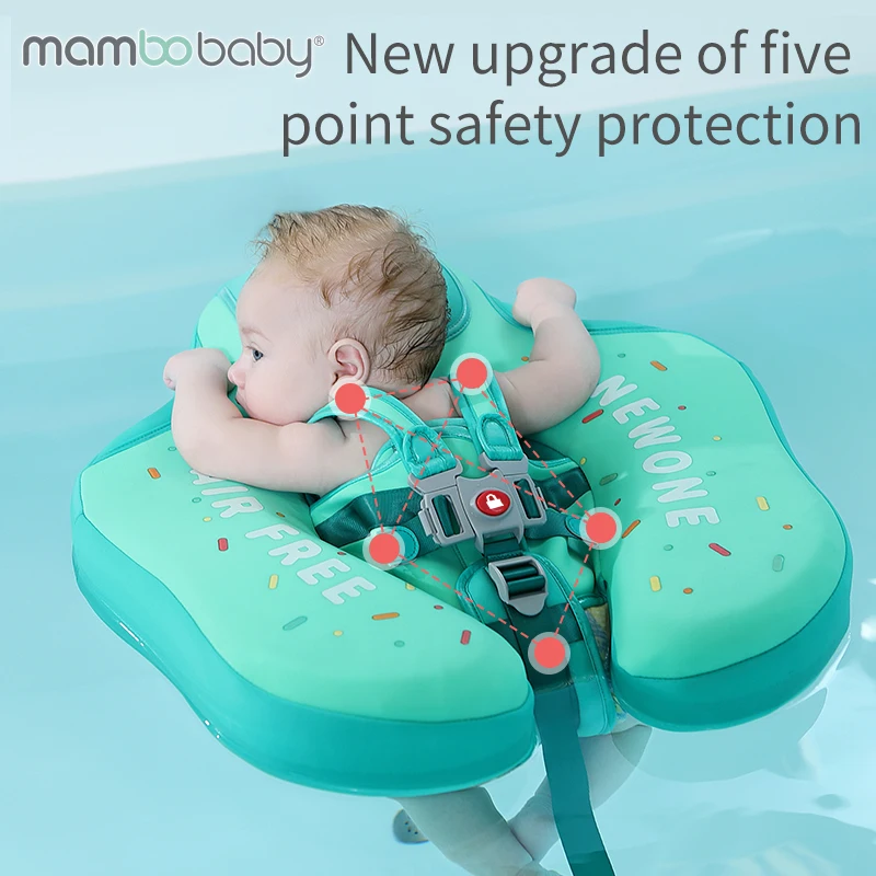 
Mambobaby donut chest floater baby solid swimming float safe non-inflatible floating kids swim trainer summer pool flotador 