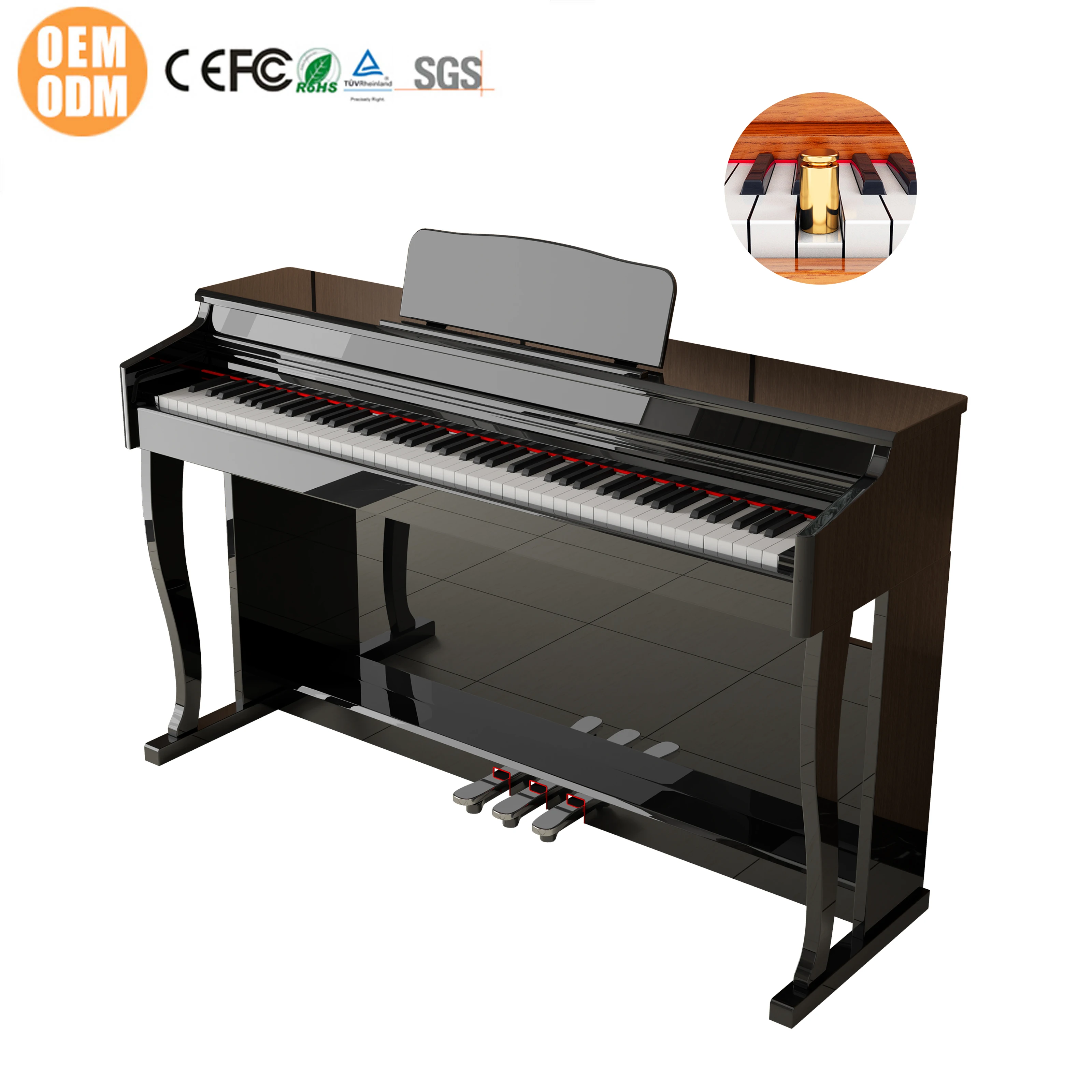 LeGemCharr digital piano profecional  88 weighted keys piano electrico electric piano professionnel