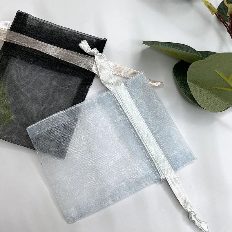 Цветные цвета Лидер продаж Высококачественная органза ювелирная сумка на шнурке для вечеринки