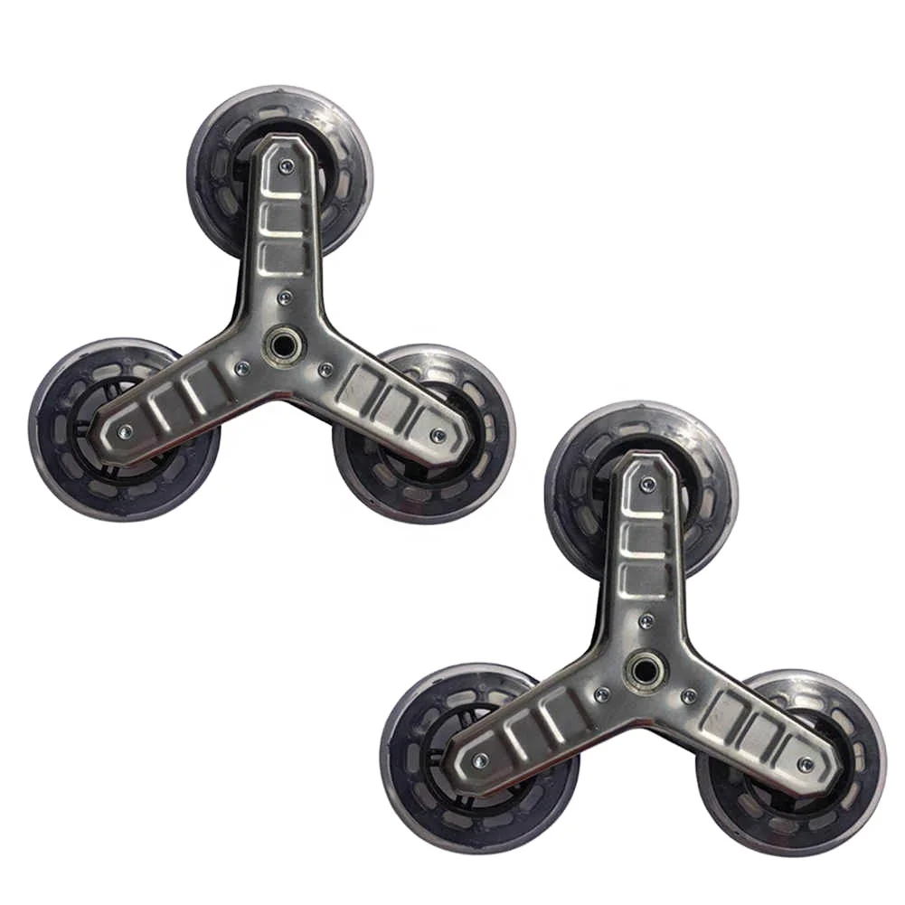 Suitcase Outdoor Clamp Wheels Triangular Home Sliding Rollers Barrow Laundry Stair Climbing Shopping Cart Caster Luggage