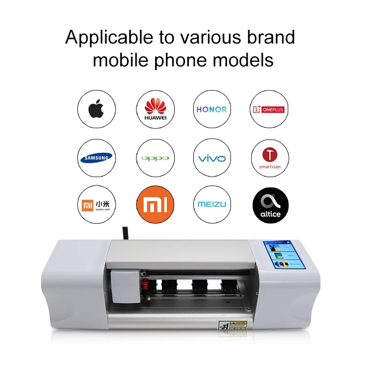 Mobile Phone Fone Back Cover Film Pattern Design Screen Protector Cutting Machine Big Size For Laptop