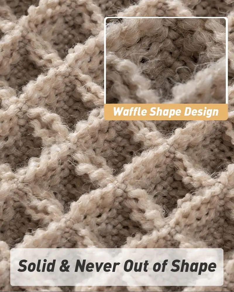 Waffle Bath Mats Super Absorbent Non Slip Bath Mats for Bathroom Floor Machine Washable Bathroom Rugs with Tassels