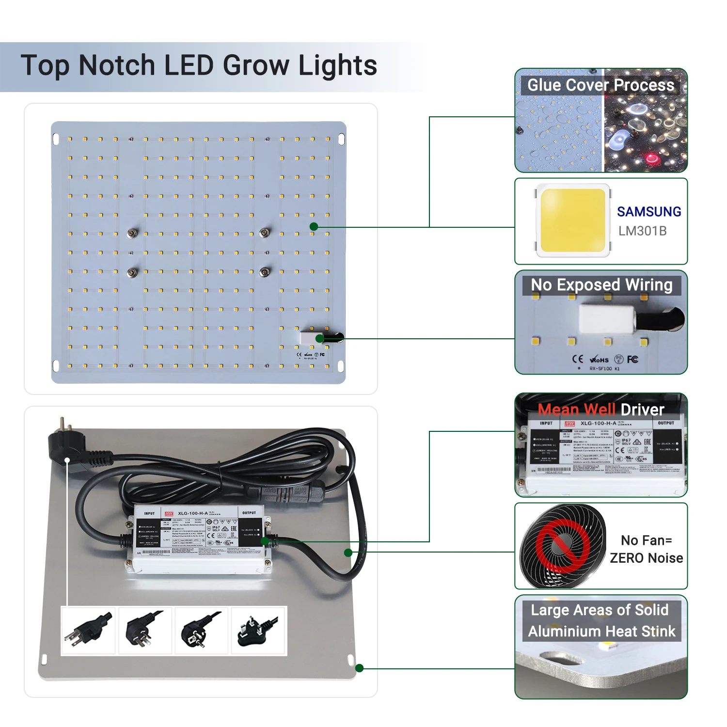 Top one selling120w 140watt full spectrum passive cooling Samsung led grow light SF1000 SF-600 SF 1000 SF-1000 SF600 SF 600