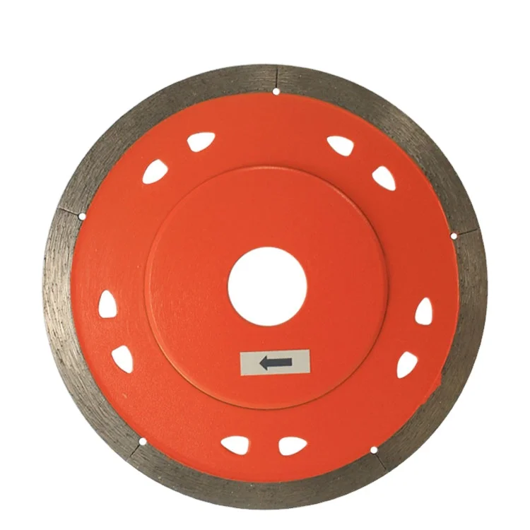 Factory Diamond Disc 125x22.23x1.1mm super thin rim Wet Cutting Continuous Rim Diamond Saw Blades granite cutting blades