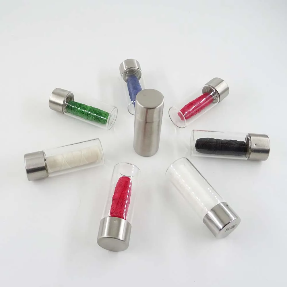 zero waste plastic free PLA corn starch glass bottle dental floss