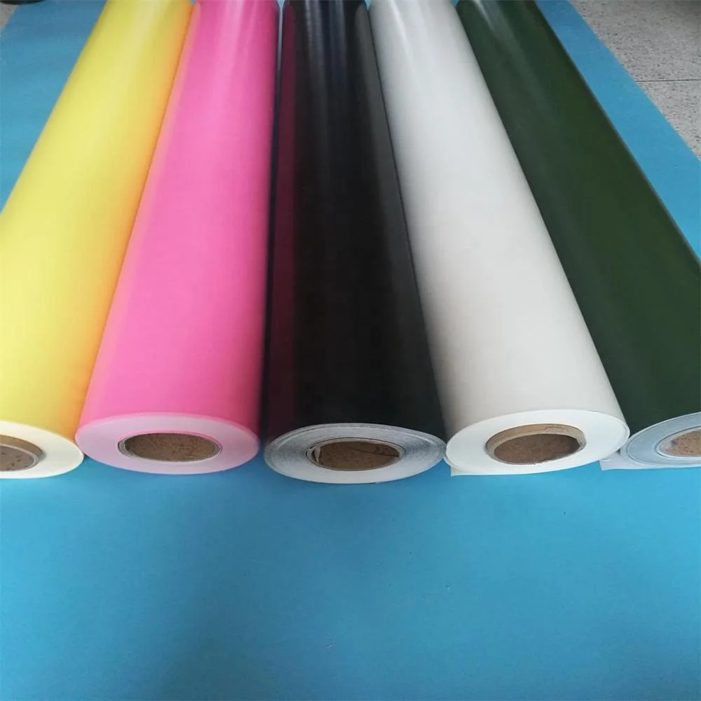 Brick Matte PU Heat Transfer Vinyl Matte PU Vinyl High Elastic For Pocket And Zipper Decorate No Sewing Bond