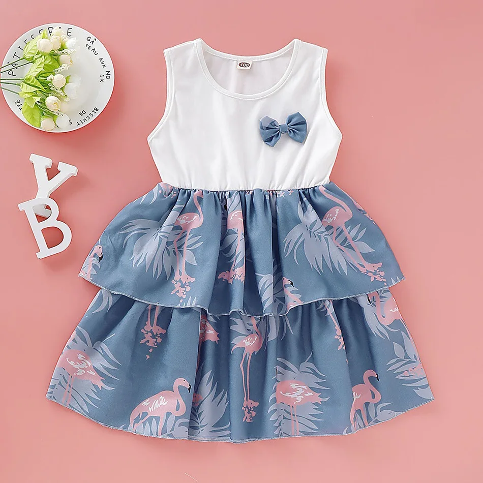 2022 new arrival many color cute style 1-4 years kids summer baby girl dress