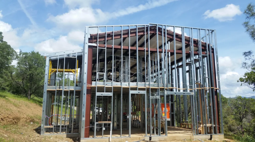 Modern Prefabricated Light Steel Houses Eco-Friendly Steel Structure Buildings