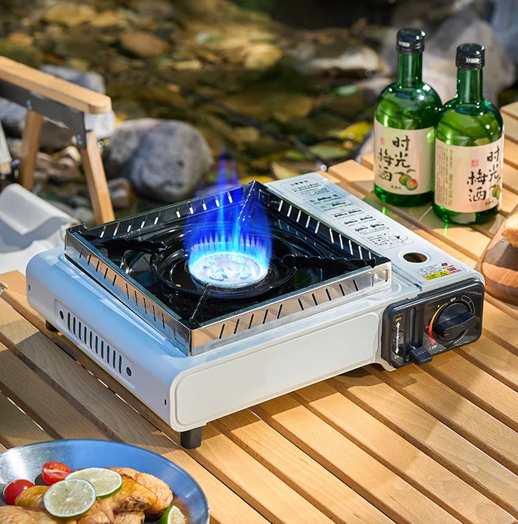 China Camping Trending Products Indoor Portable cassette Burner Portable Compact Foldable Butane Propane Gas Stove