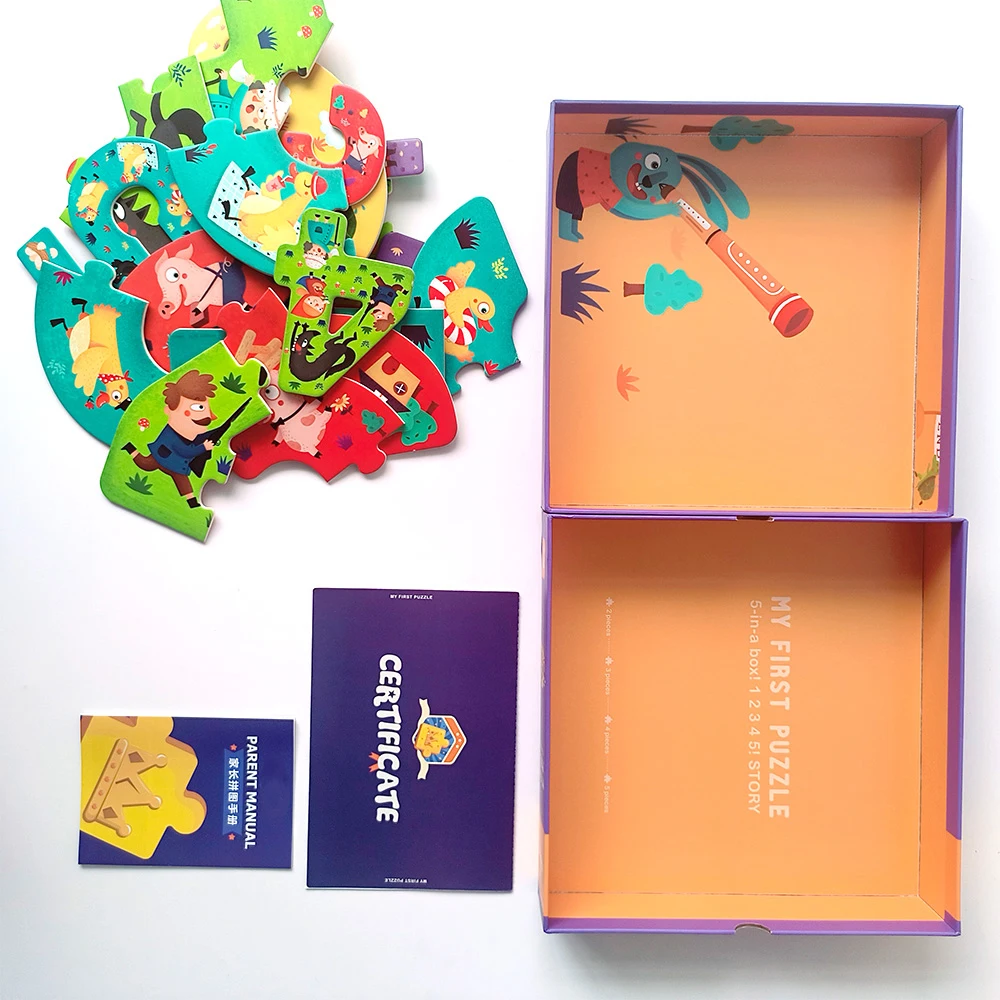 New Products Baby Toys 2-4 Year Educational Toys Arabic Numbers Puzzles Games Jigsaw Puzzles For Kids