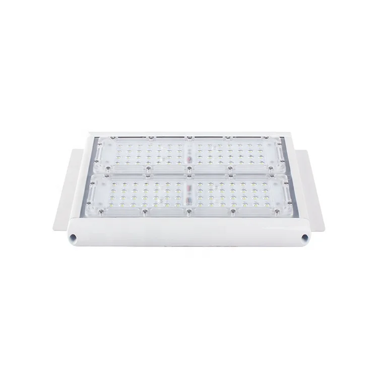 
60W 80W 100W Ultrathin Outdoor LED Ceiling Light Stable IP67 Gas Station Canopy Lamp Recessed Mounted Module 
