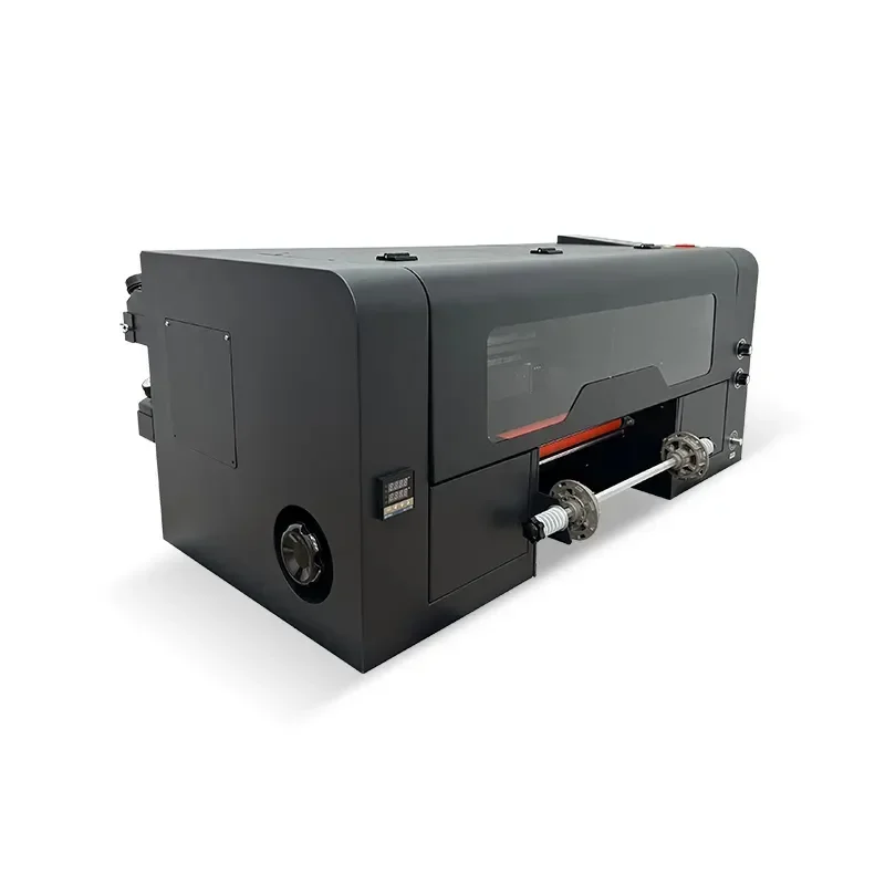 XP600 Uv Dtf Printer With Laminator All In 1 30Cm 2 Head Roll To Roll Uv Dtf Printer For Ab Film