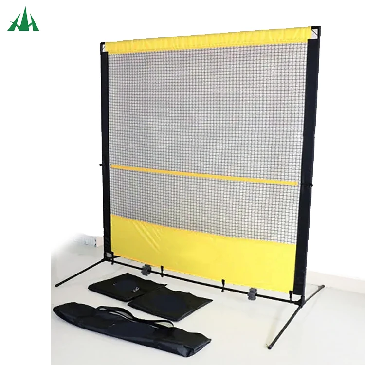 Portable 3.6*1.8m Squash Tennis Rebounder 12*6ft Tennis Rebound Net Squash Rebounder Tennis Softball Practice Screen Net