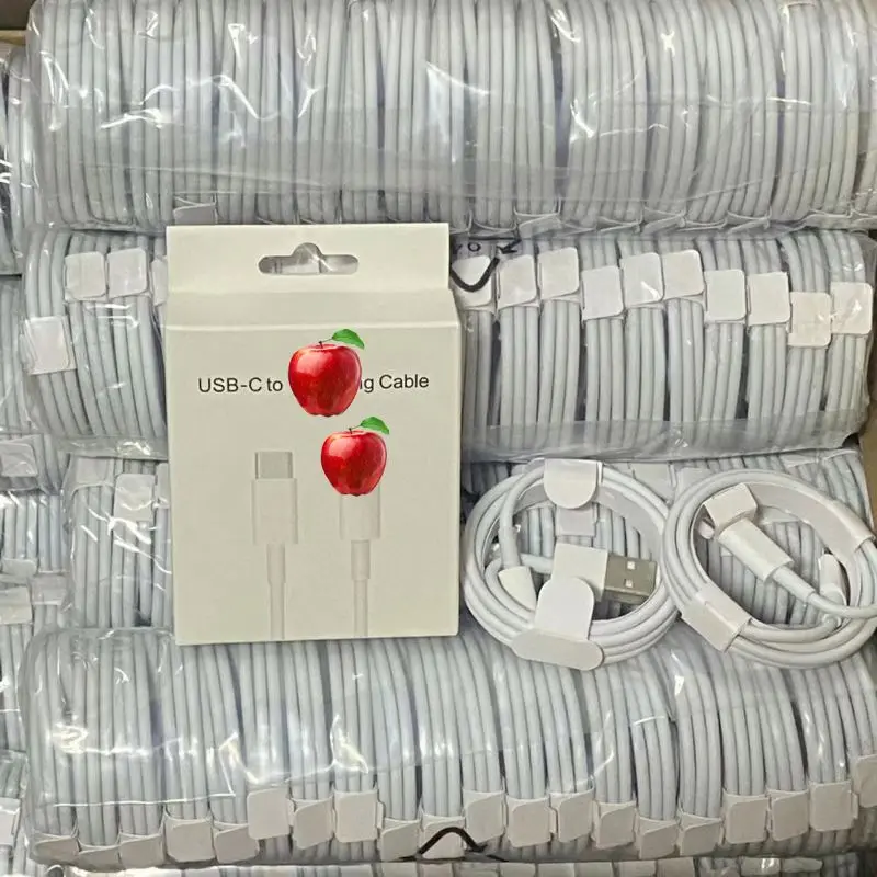 Larger stock MFI certified 20w 12w 60W type c cable fast charging for iPhone appl usb c to lighting cable