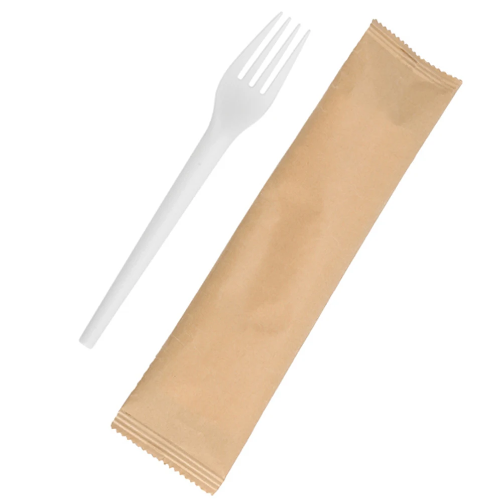 Suyuan BPI OEM PLA Cutlery Disposable Fork Composatable Biodegradable Cutlery