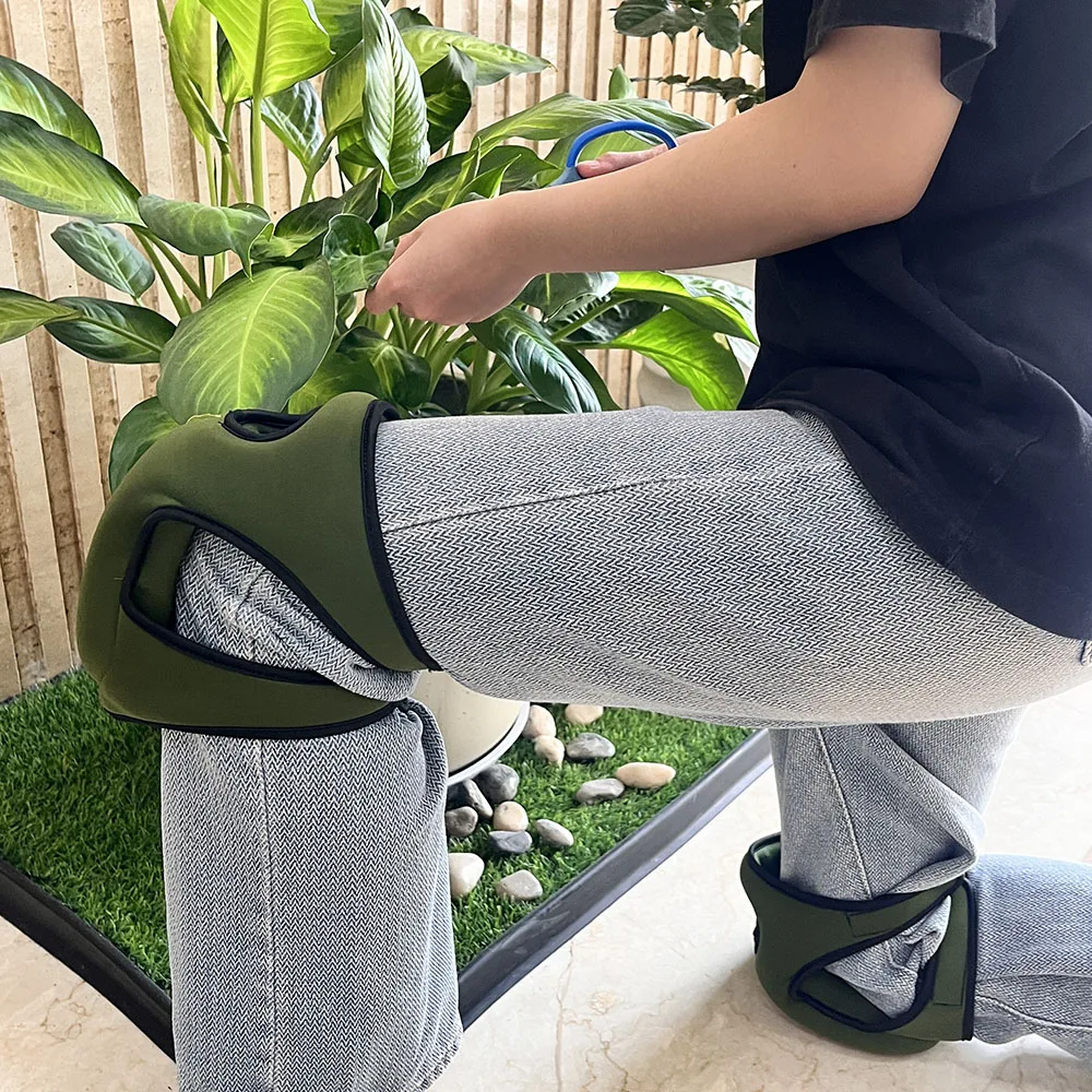 Neoprene Thick Soft EVA Foam Kneeler Kneepad Elastic Adjustable Labor Protection Guardener Flexible  Knee Pad