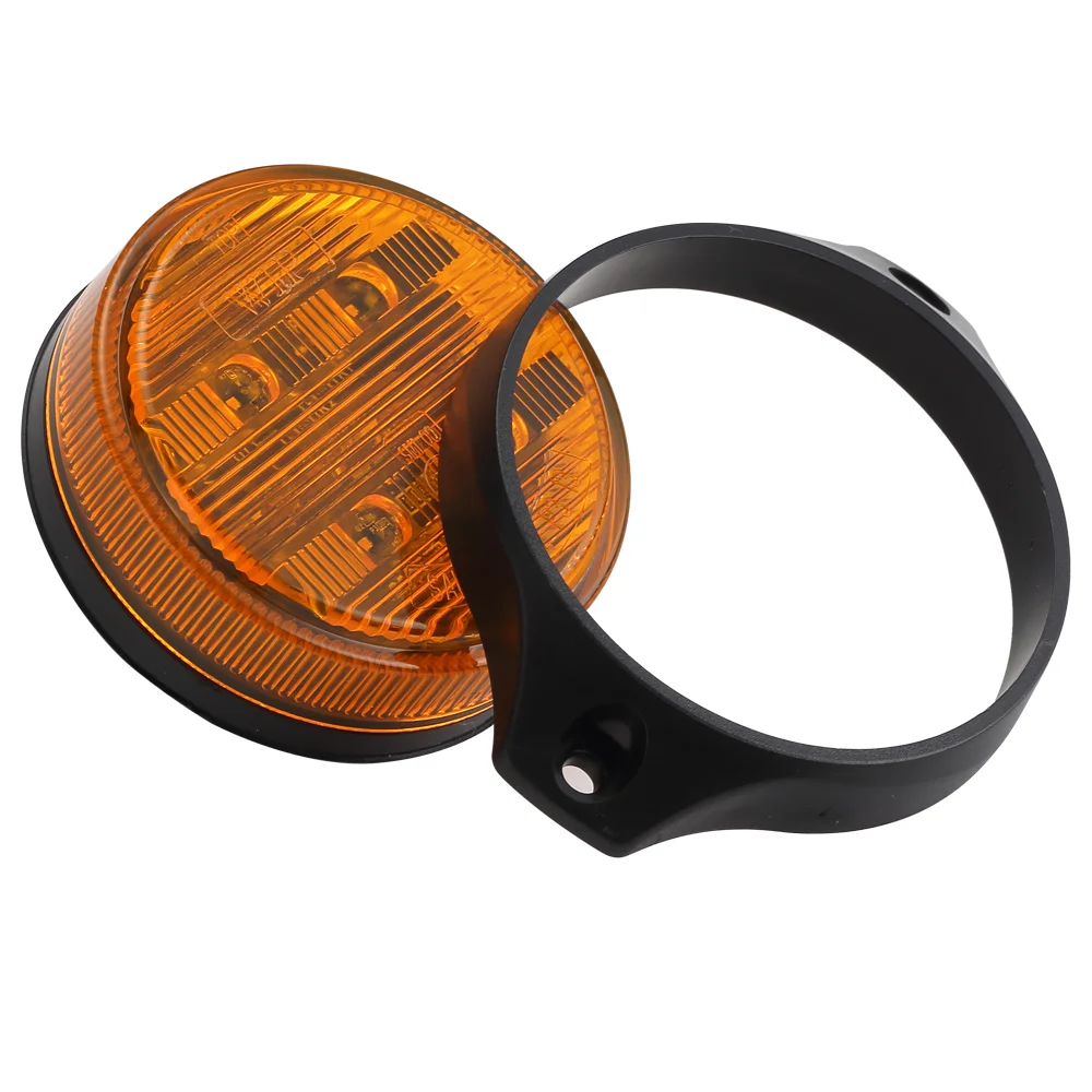 Dot 10-30V Round Clearance Marker Indicator Signal Lamps LED Side Marker Lights for Trucks