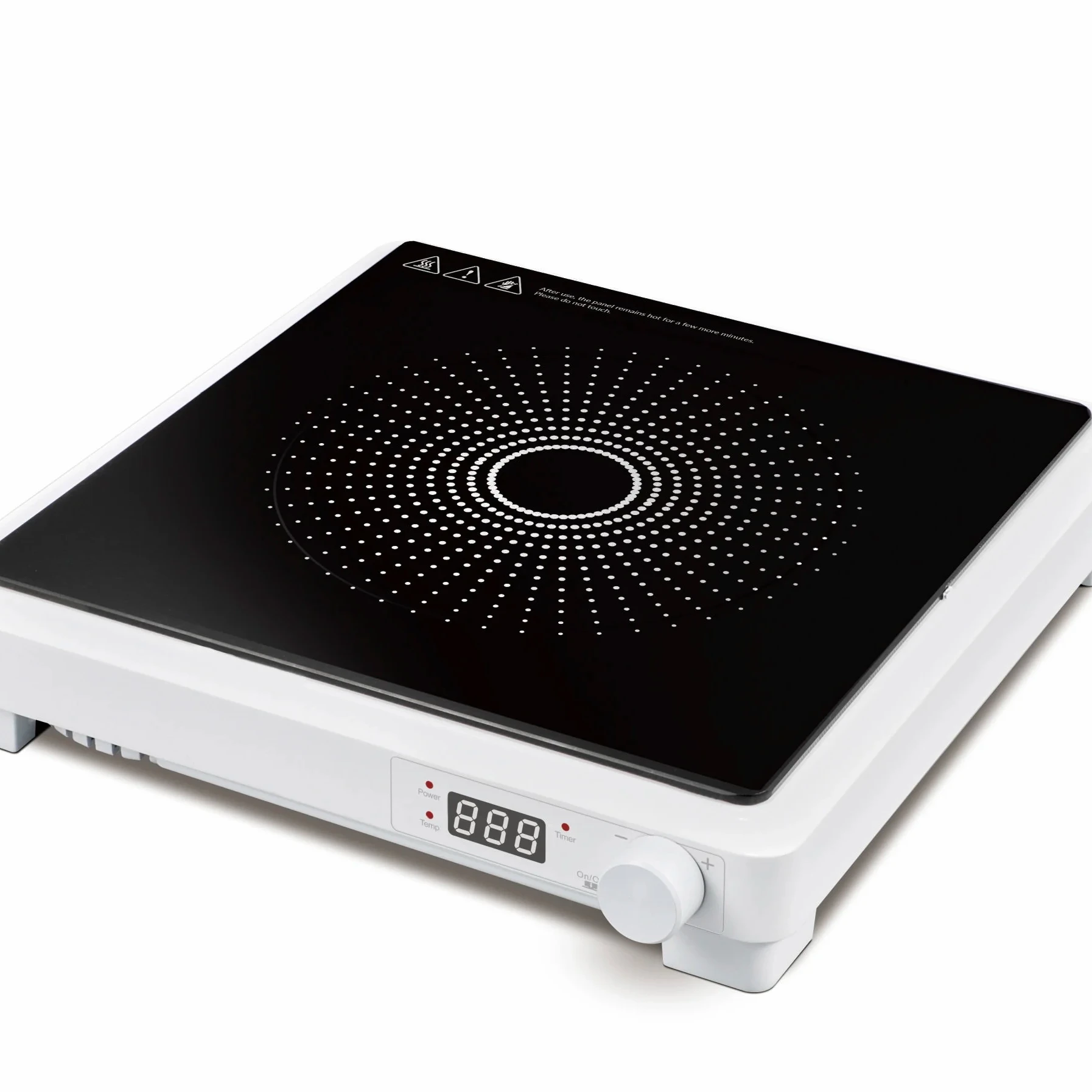 Ultra thin non radiative electric ceramic furnace for boiling water, hot pot, and stir frying vegetables