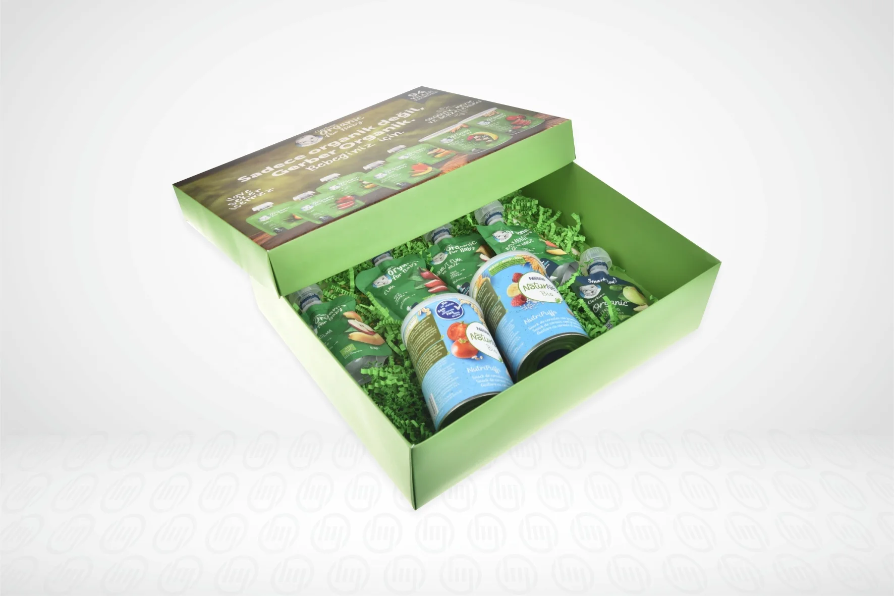 Упаковочная коробка с мешком для покупок детский картон и жесткая дешевый производитель высокого качества