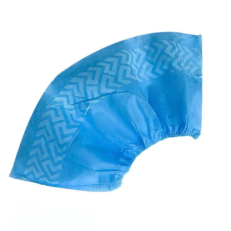Anti-dust Cleaning Tools Anti-slip Blue PP Non-woven Shoe Covers