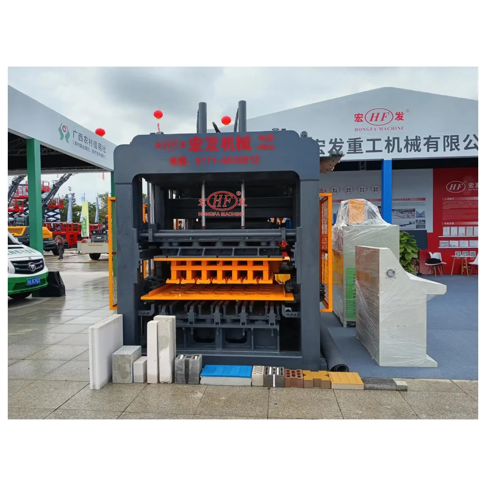 Automatic Concrete Hollow Block Machine Curbstone Pavement Brick Production Line