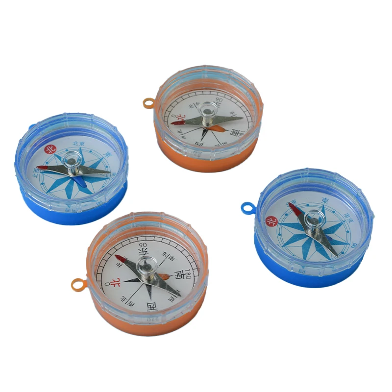 DIY Compass Science Learning Kit Plastic Removable Compass STEM Educational Toys for Kids